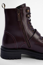 Barbour Ouseburne Biker Boot - Cherry Glace