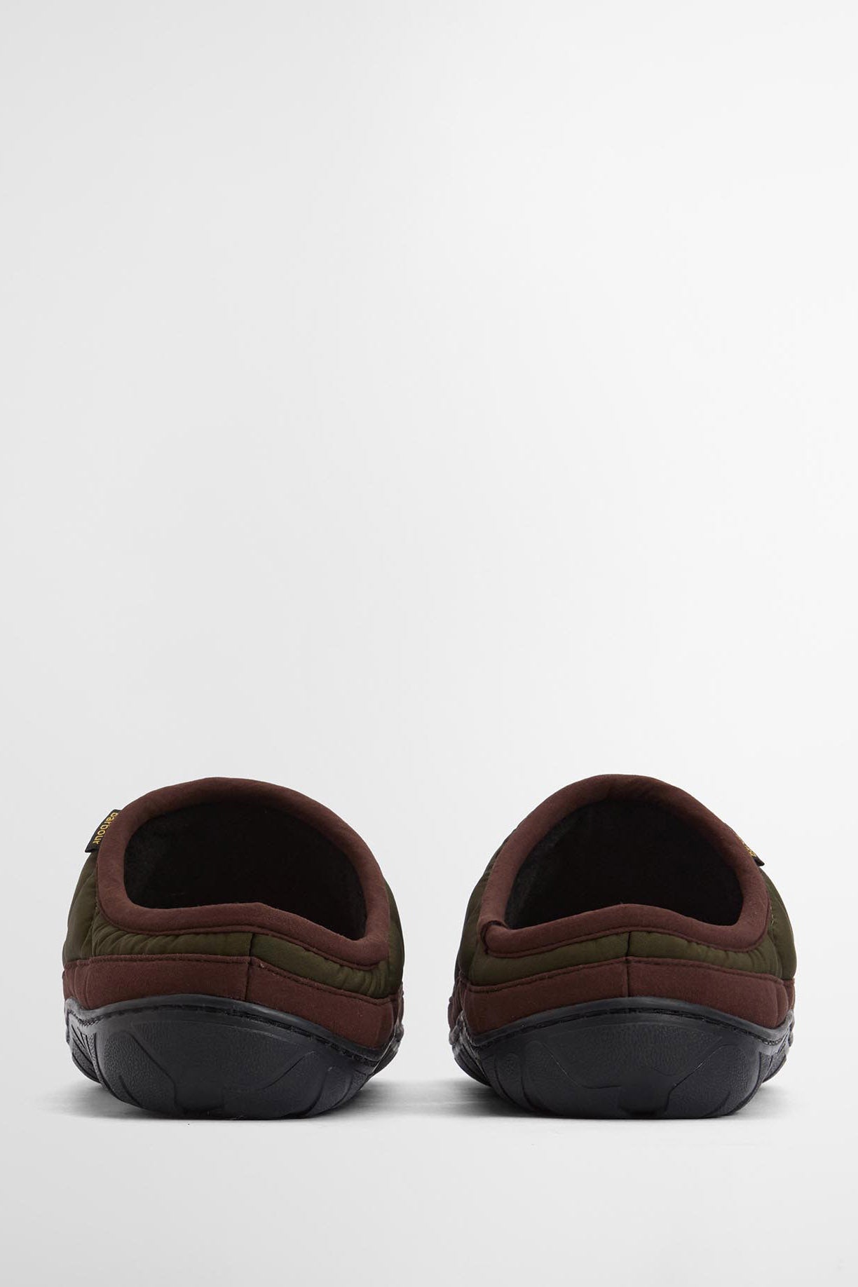 Barbour Outdale Slippers - Olive/Brown