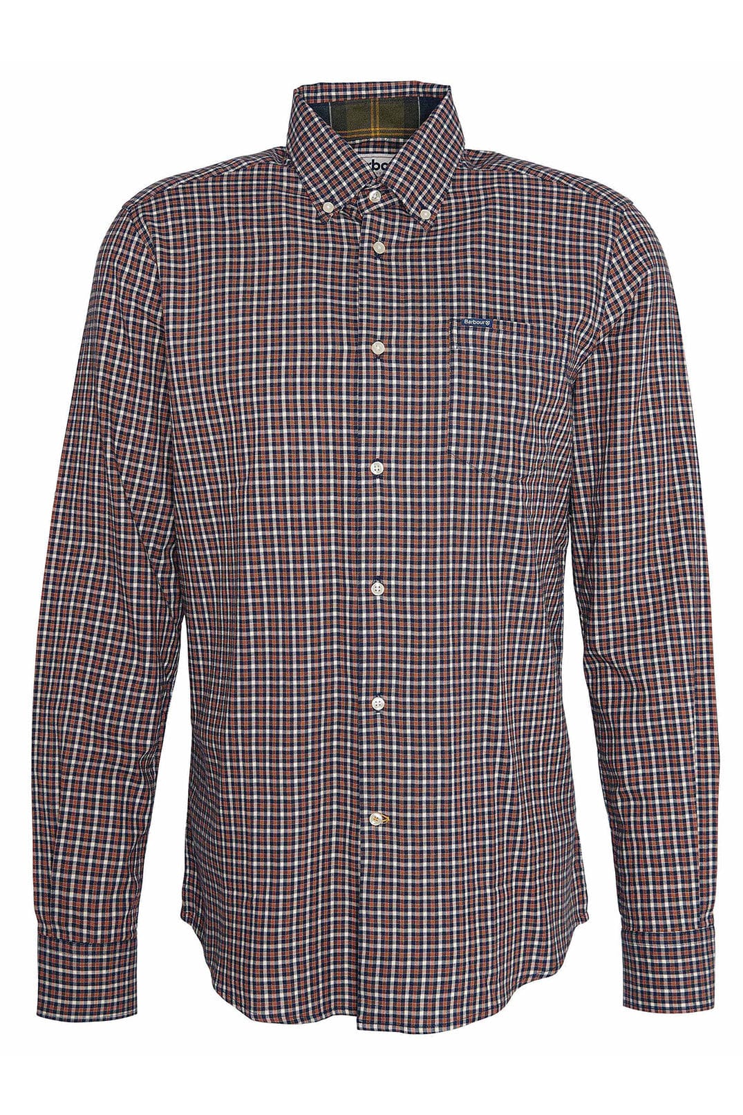 Barbour Padshaw Tailored Gingham Shirt - Navy