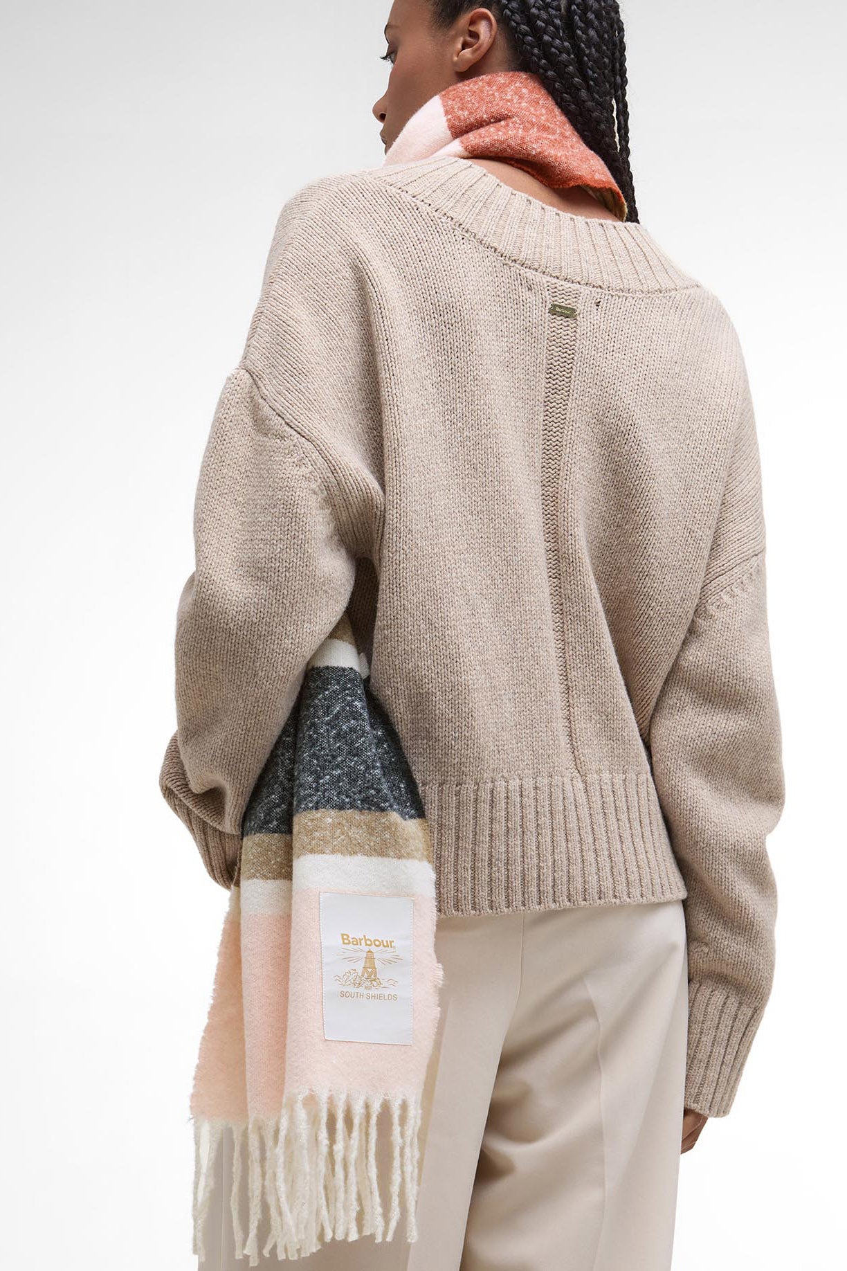 Barbour Paige Striped Scarf - Multi LSC0480_MI11_OS