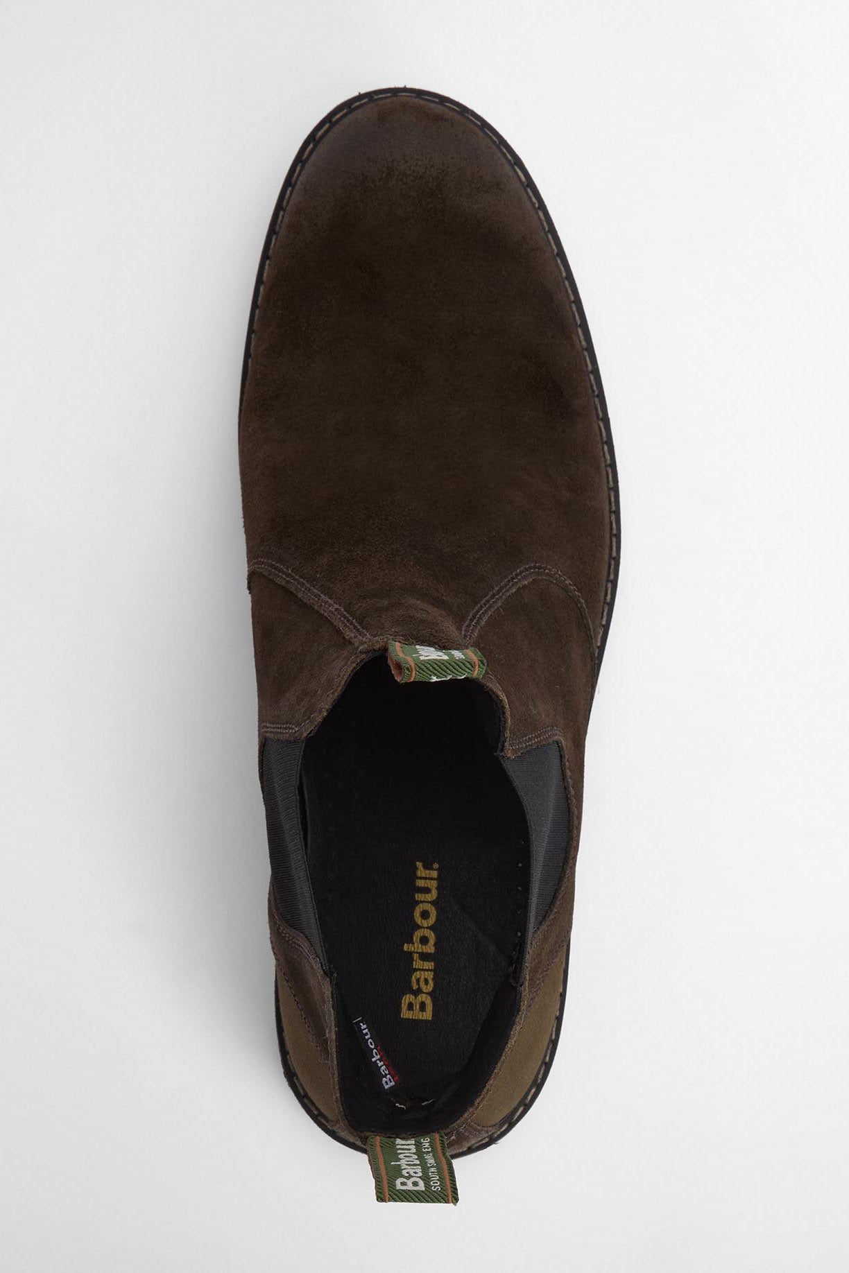 Barbour Patton Chelsea Boots - Oiled Brown Suede