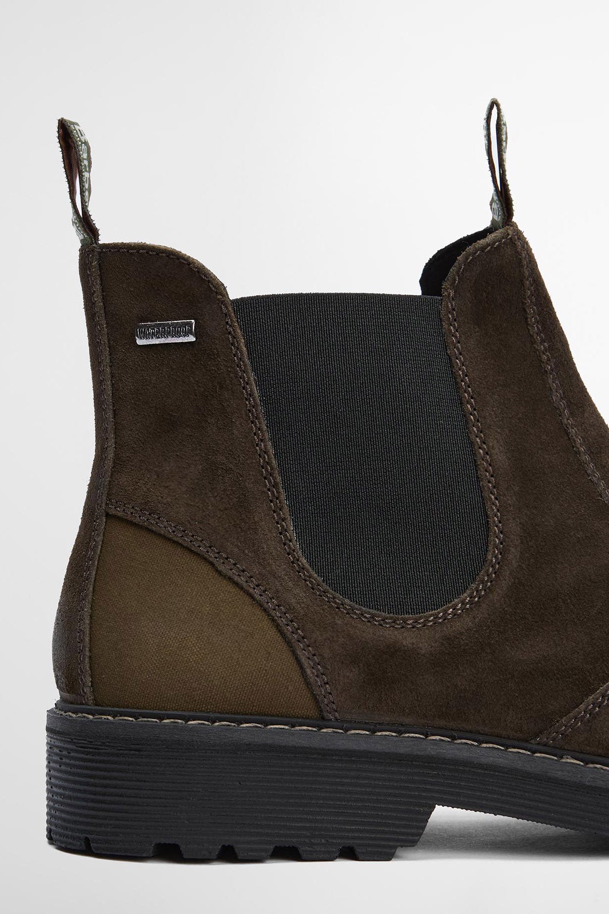 Barbour Patton Chelsea Boots - Oiled Brown Suede