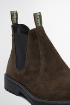 Barbour Patton Chelsea Boots - Oiled Brown Suede