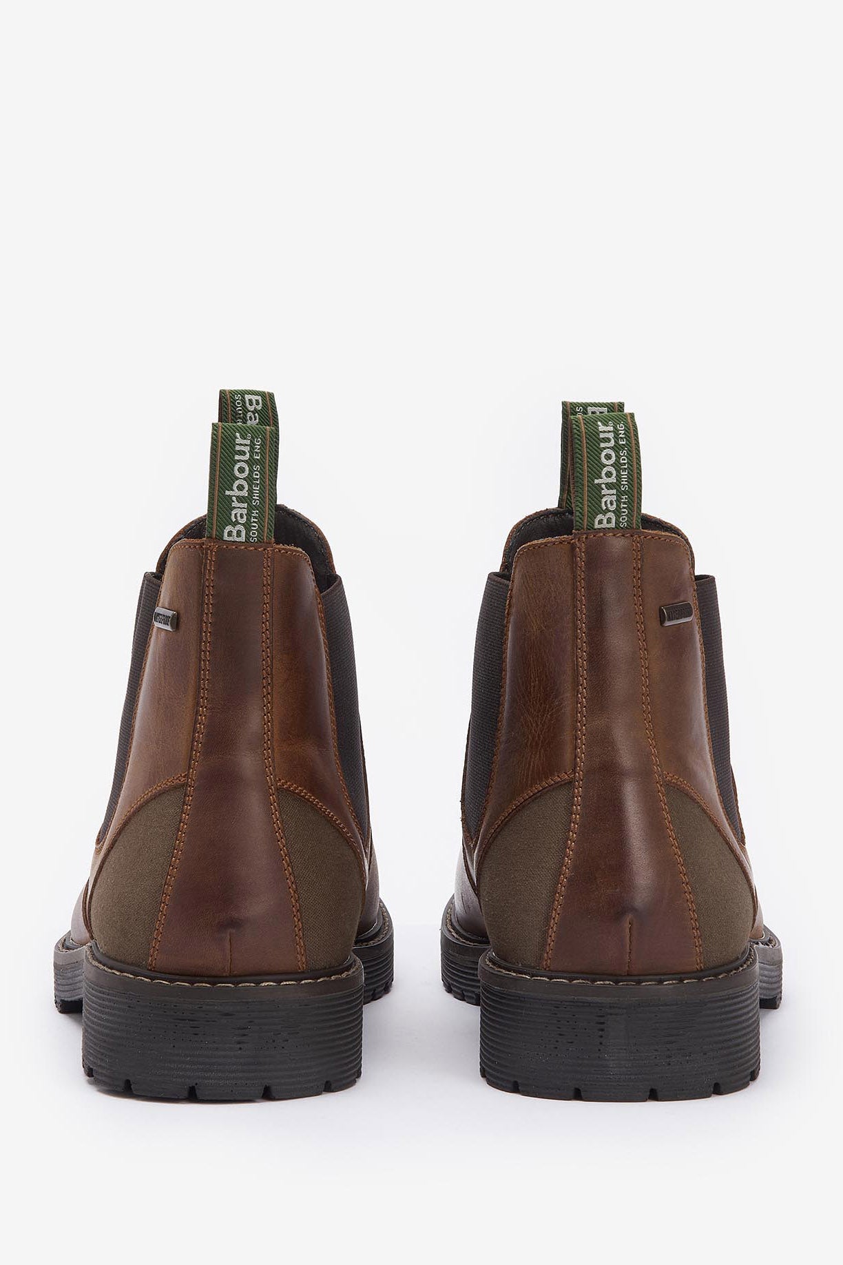 Barbour Patton Chelsea Boots - Teak