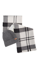 Barbour Pendle Beanie & Blair Scarf Gift Set - Monochrome LGS0094_GY31_OS