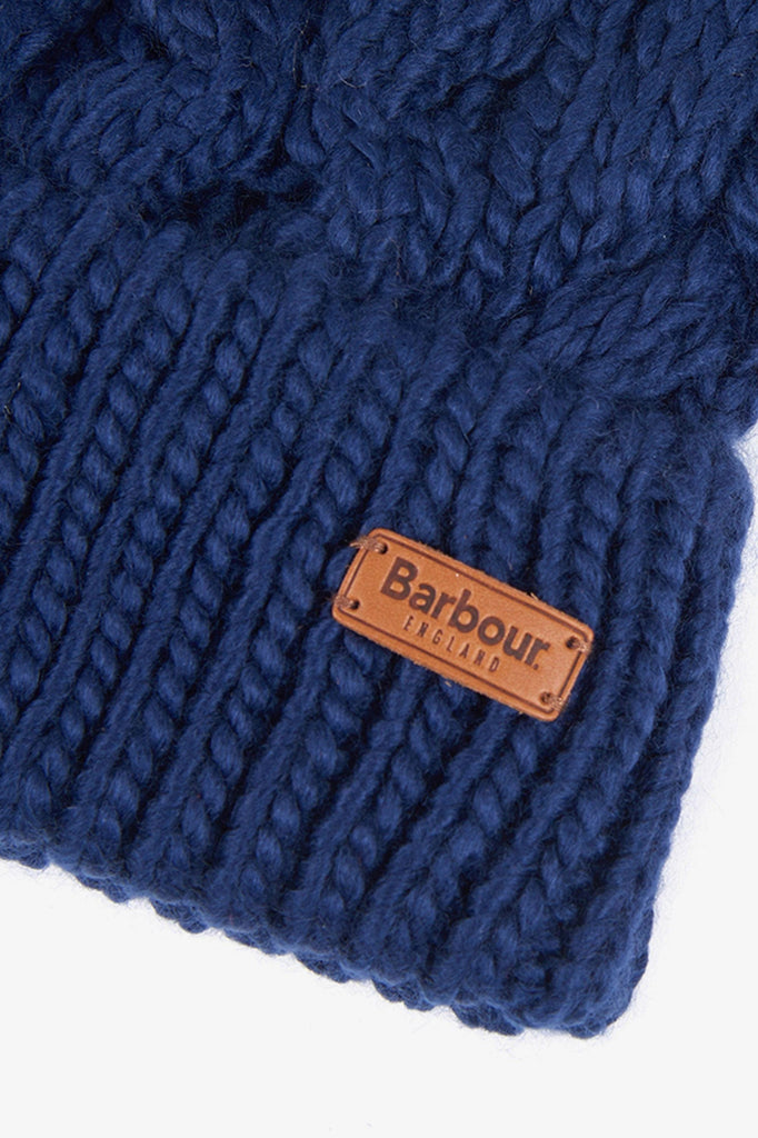 Barbour Penshaw Cable Beanie - Navy LHA0386_NY15_OS