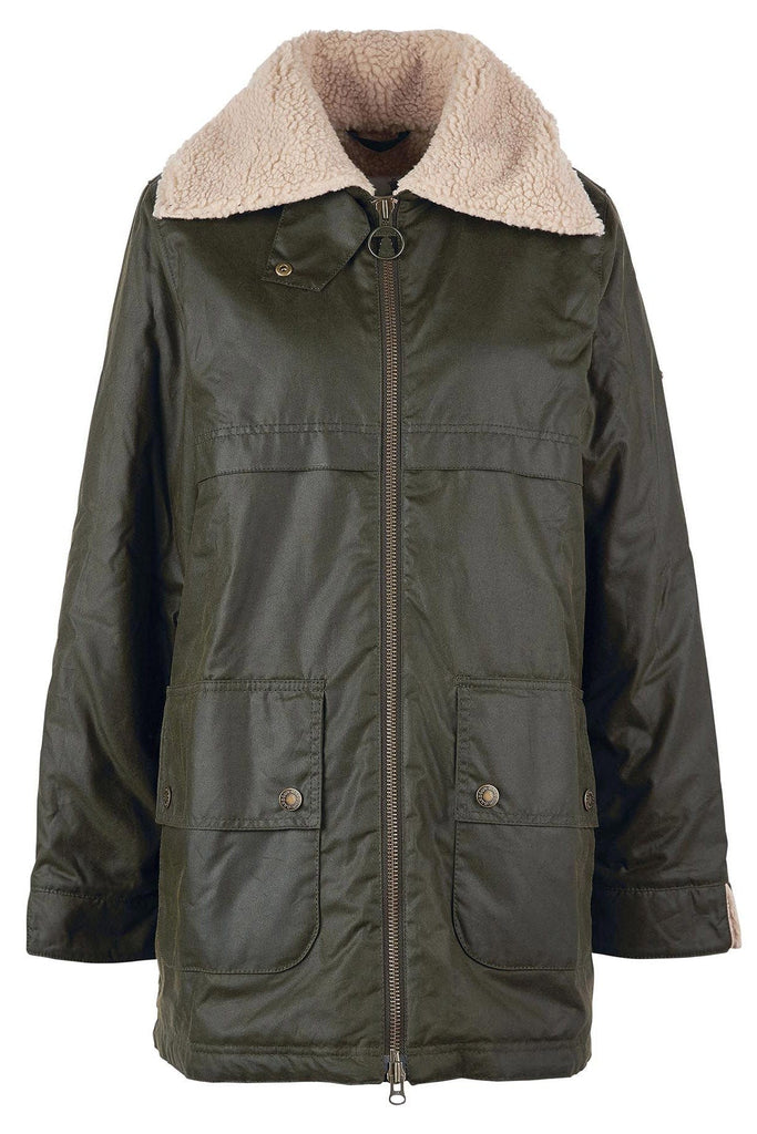 Barbour Pine Wax Jacket - Archive Olive