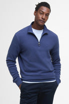 Barbour Pique Half Zip Sweatshirt - Oceana