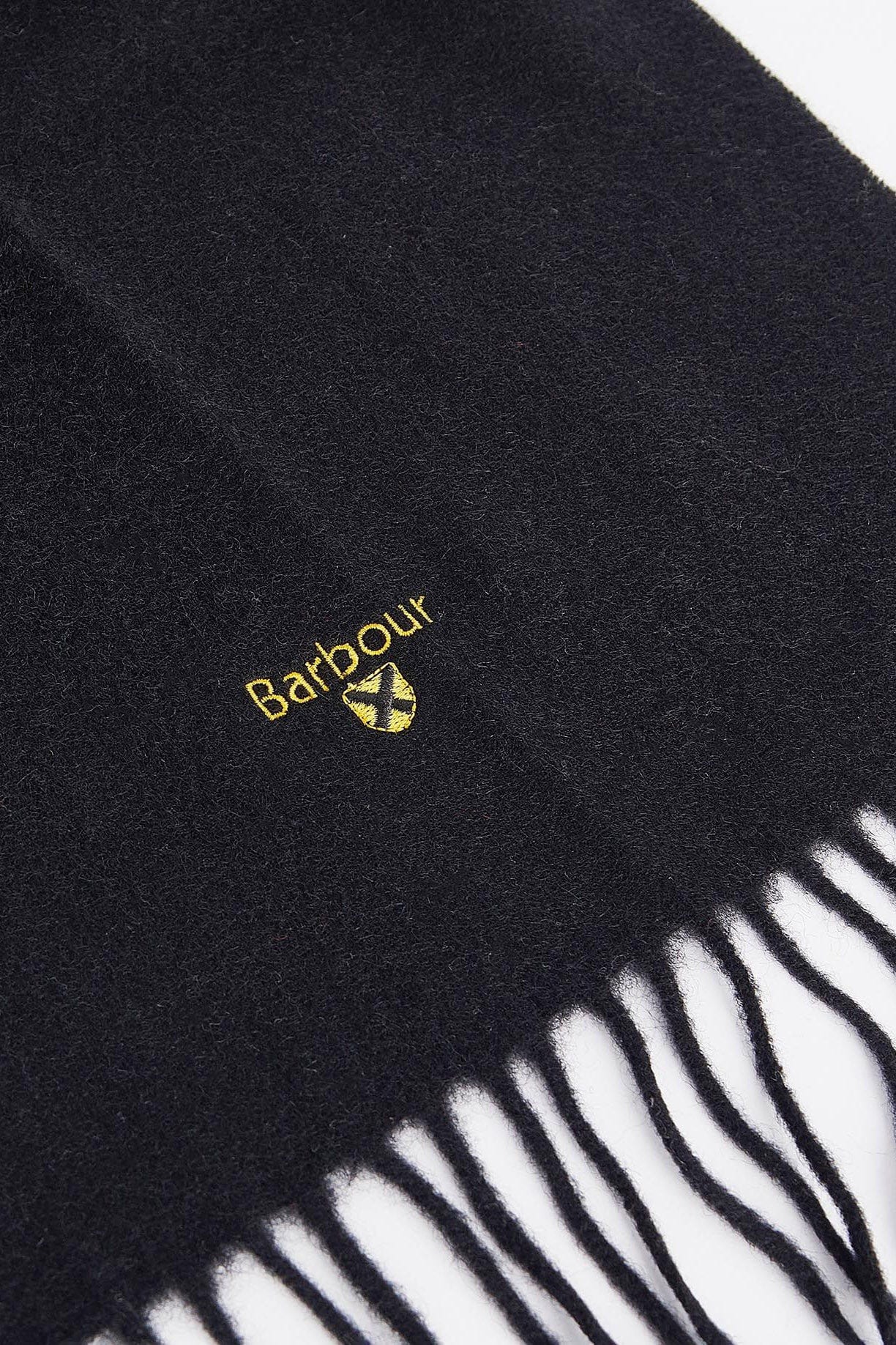 Barbour Plain Lambswool Scarf - Black USC0008_BK11_OS