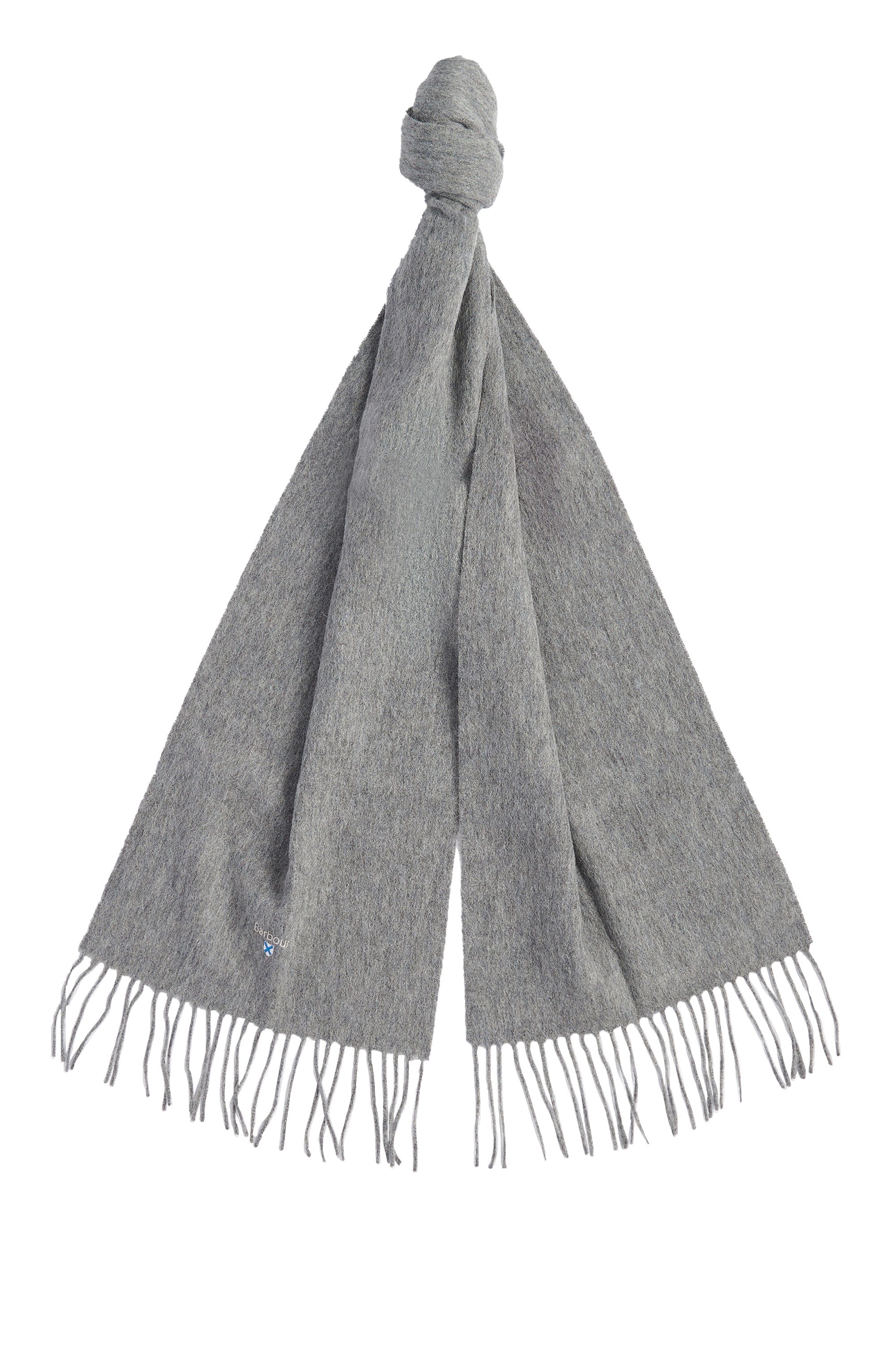 Barbour Plain Lambswool Scarf - Light Grey Marl USC0008_GY31_OS