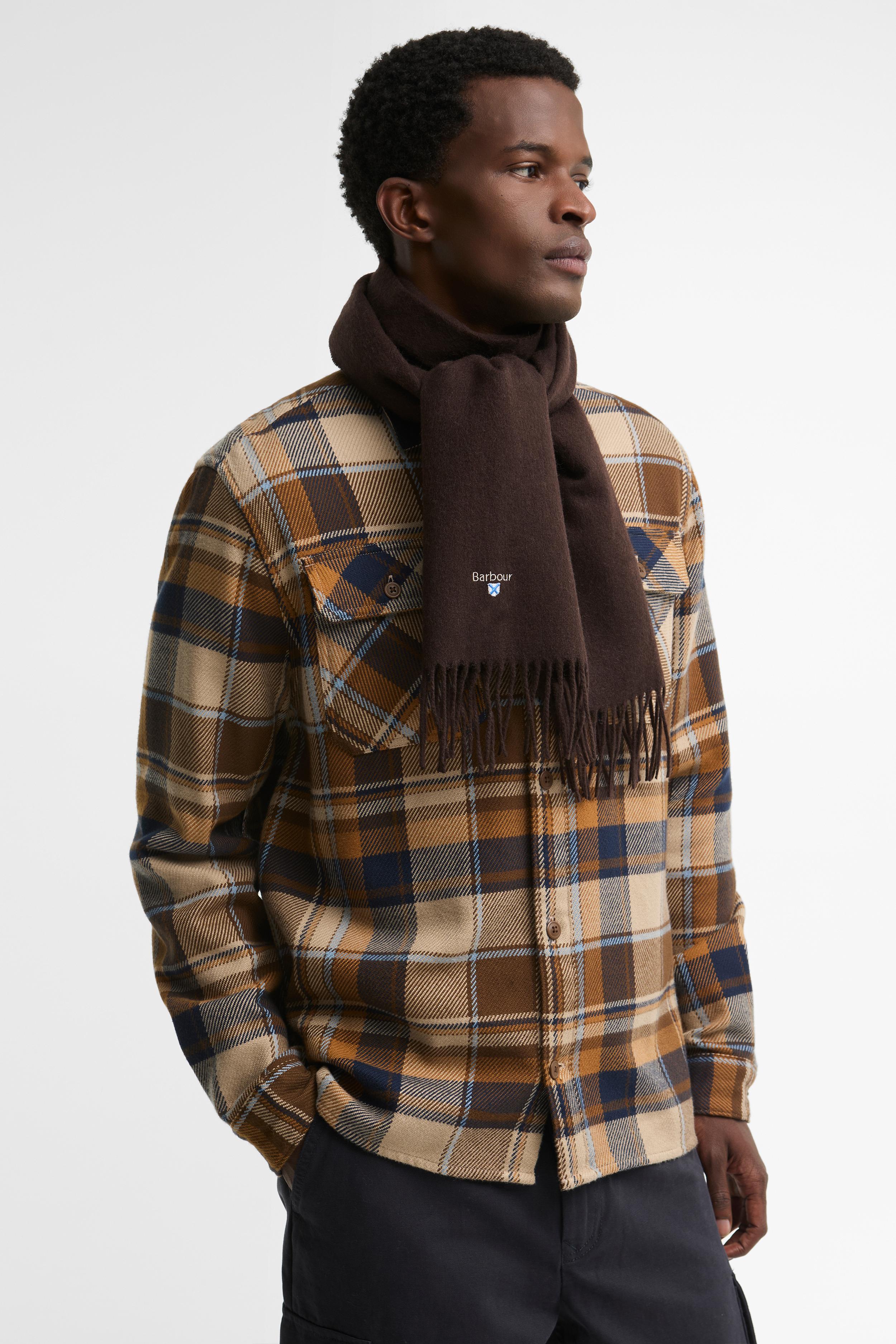Barbour Plain Lambswool Scarf - Rustic USC0008_BR12_OS