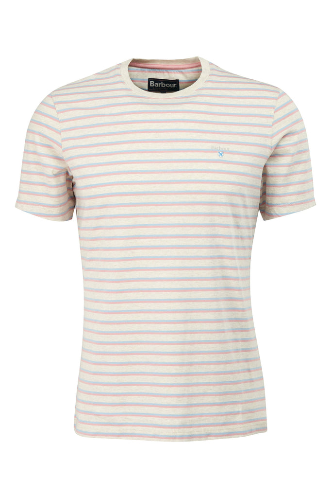 Barbour Ponte Stripe T Shirt - White