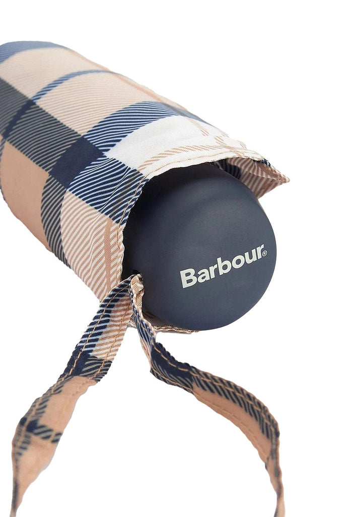 Barbour Portree Tartan Umbrella - Primrose Hessian LAC0154_PI35_OS