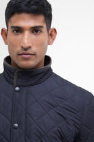 Barbour Powell Tailored Quilted Jacket - Navy