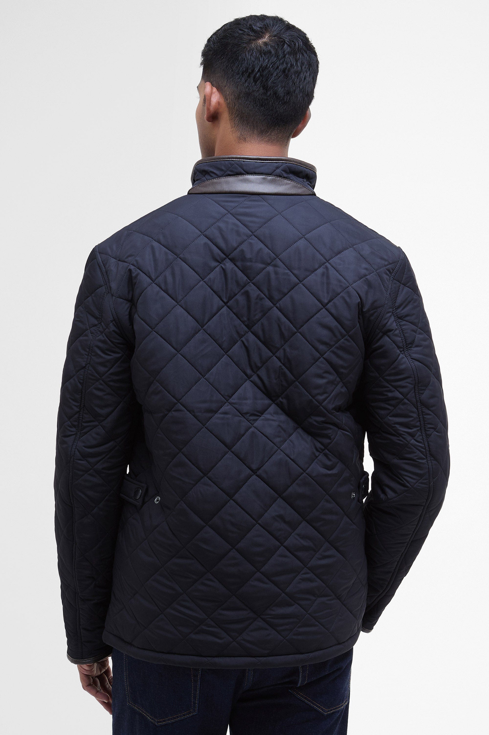 Barbour Powell Tailored Quilted Jacket - Navy