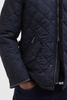 Barbour Powell Tailored Quilted Jacket - Navy