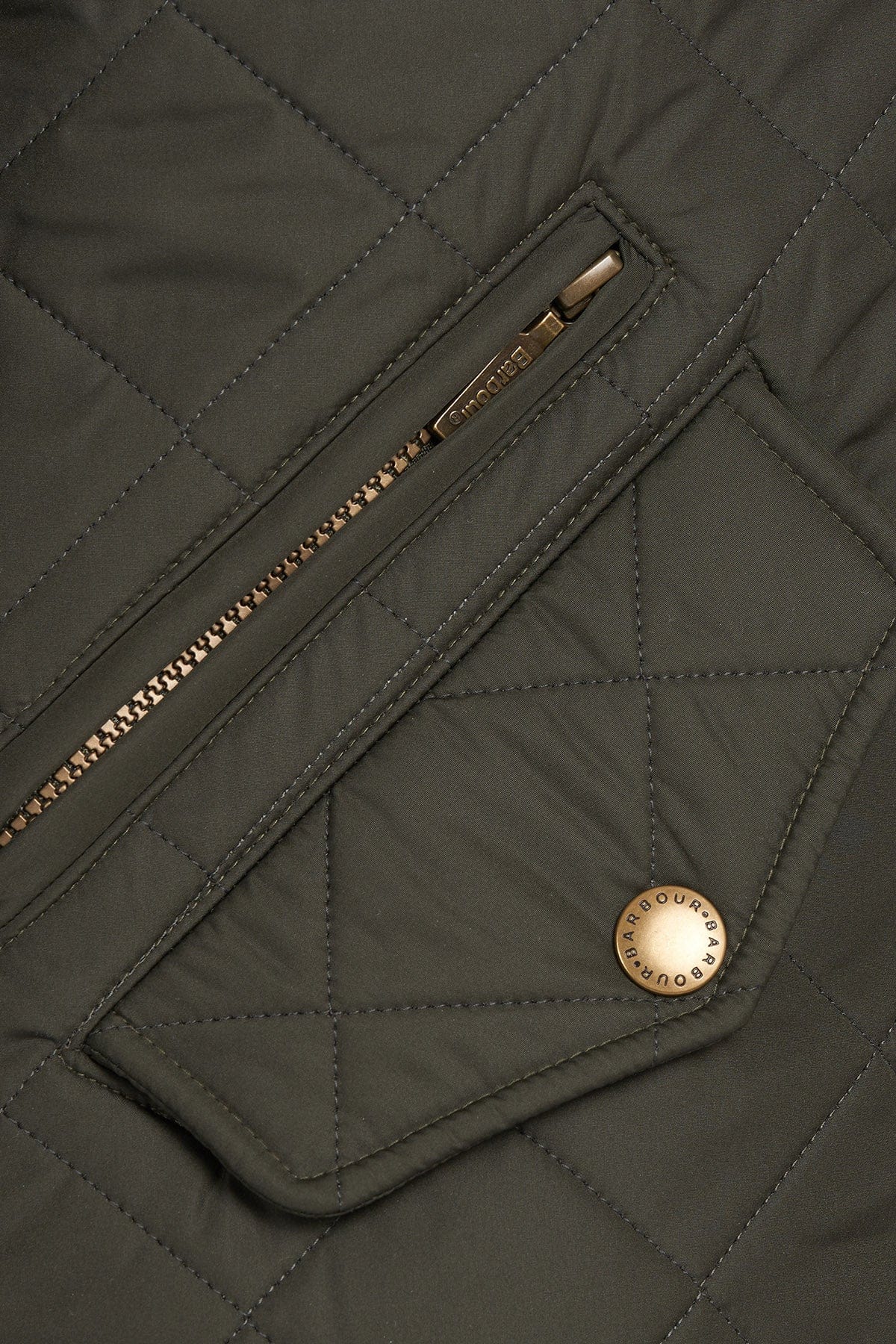 Barbour Powell Tailored Quilted Jacket - Sage