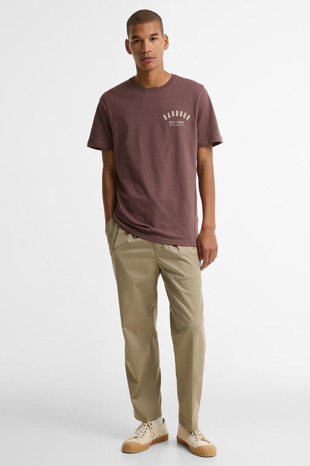 Barbour Preppy T-Shirt - Peppercorn