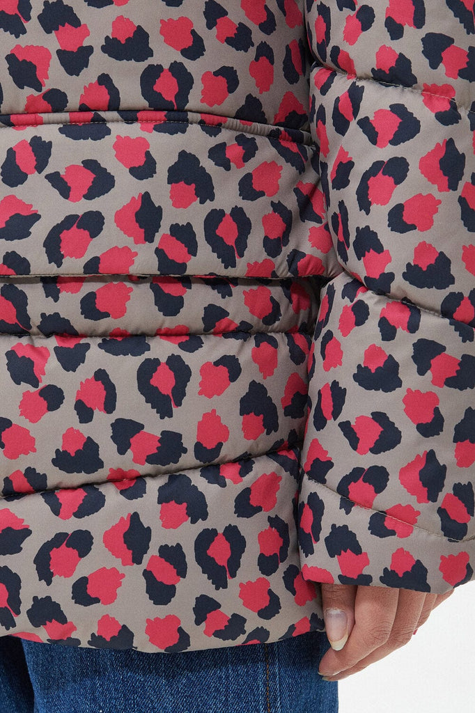 Barbour Printed Bracken Quilt Jacket - Starling Pink Dahlia