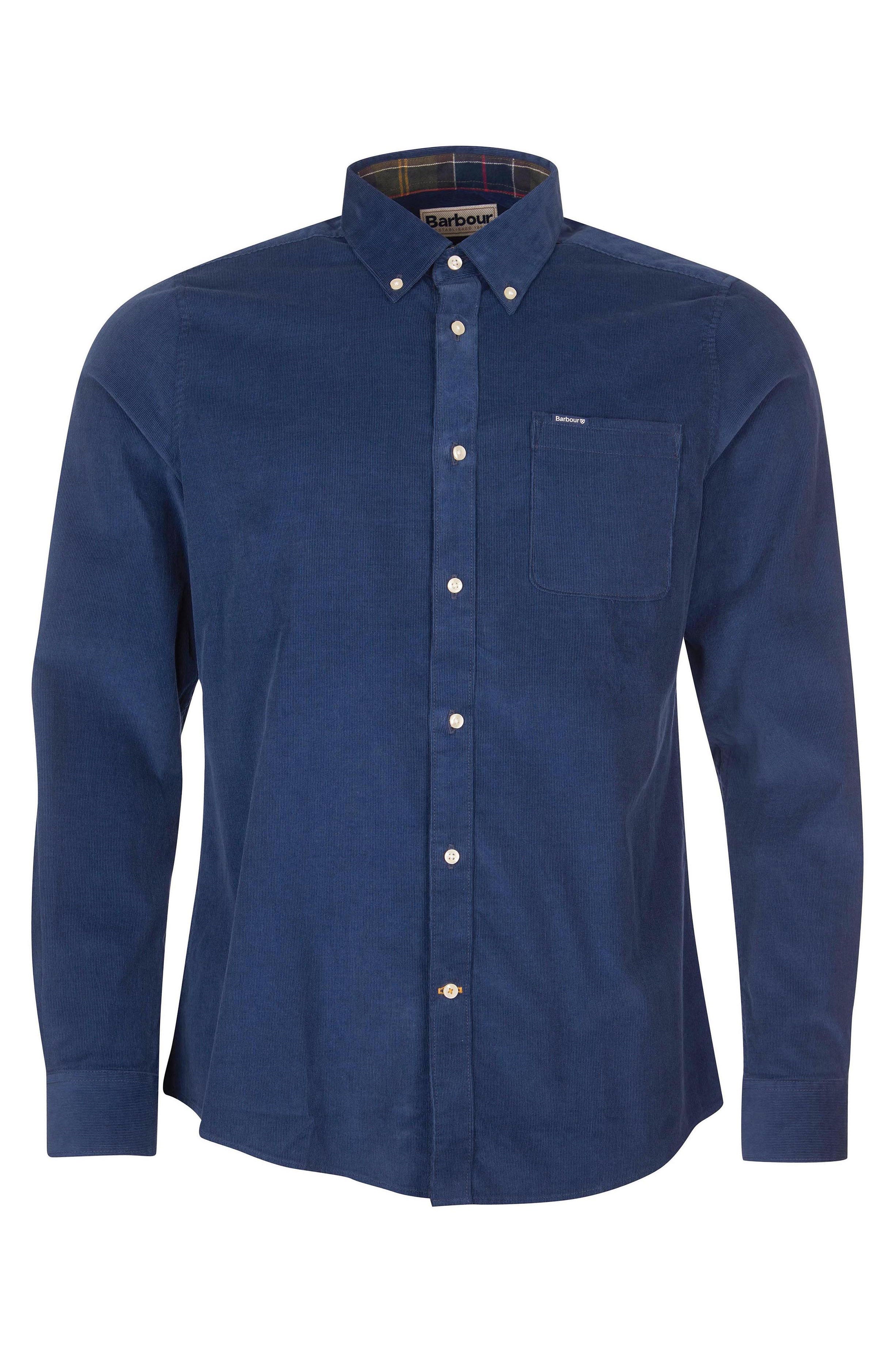 Barbour Ramsey Tartan Flannel Shirt - Dark Denim