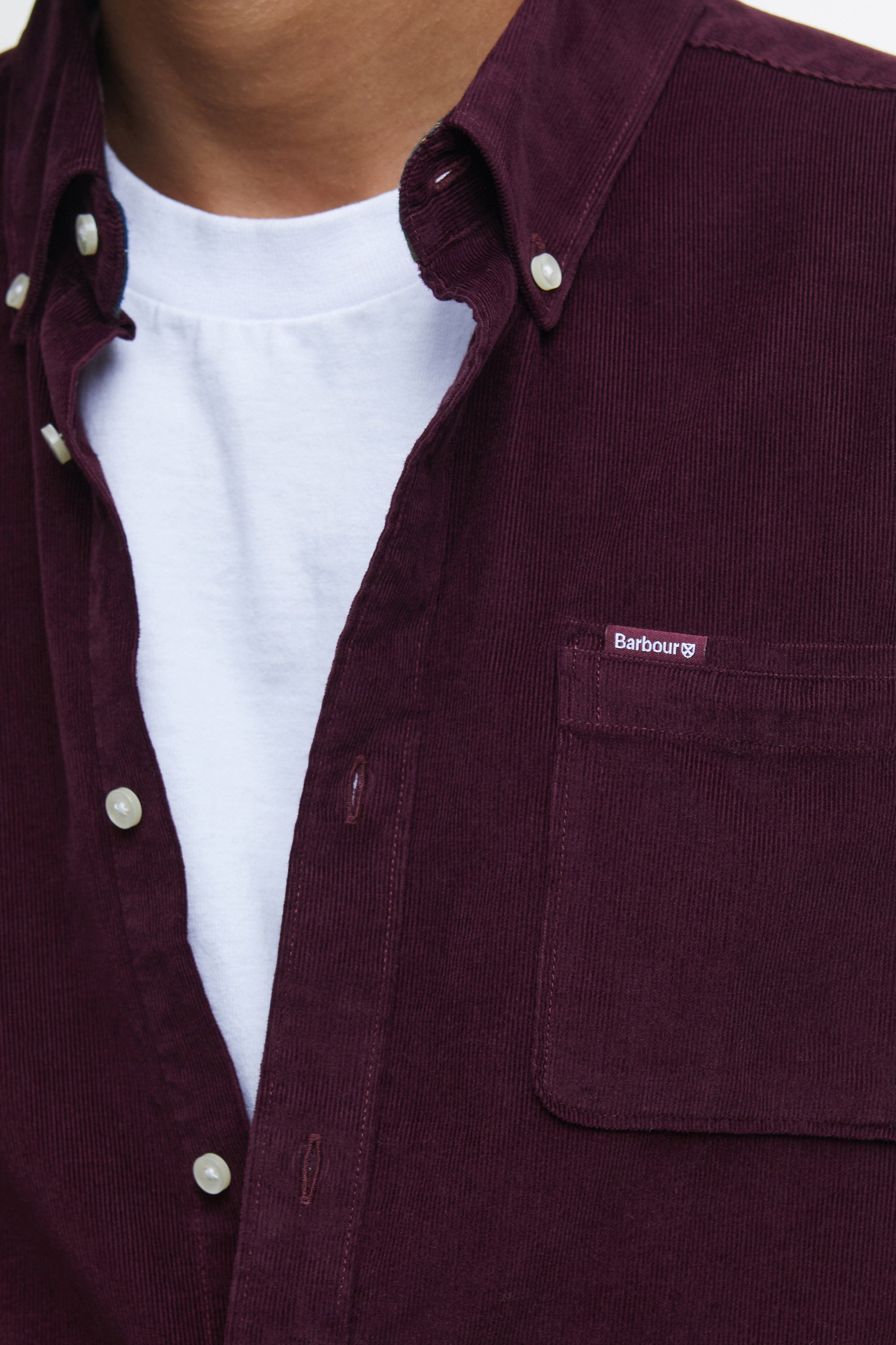 Barbour Ramsey Tartan Flannel Shirt - Winter Red