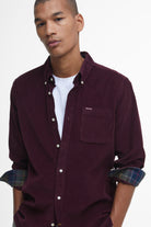 Barbour Ramsey Tartan Flannel Shirt - Winter Red