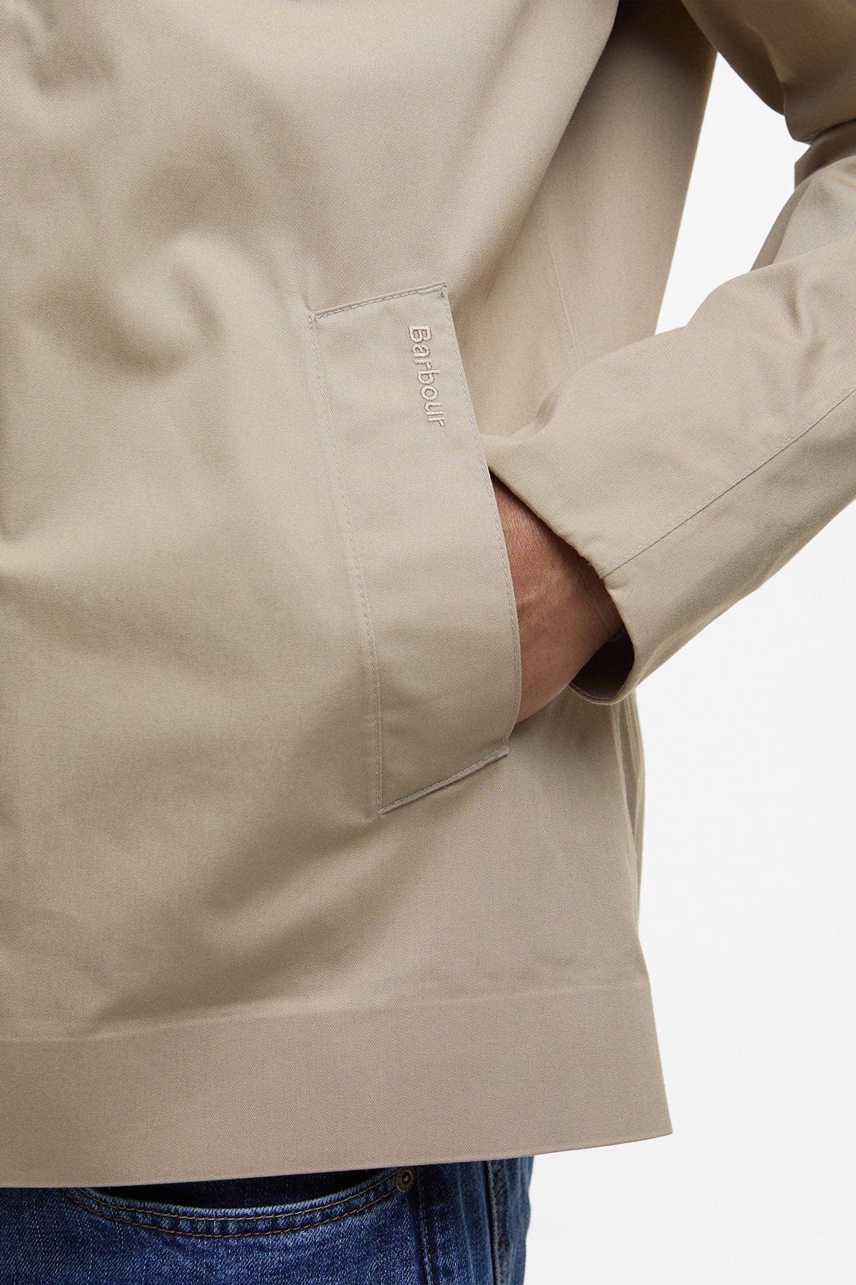 Barbour Rokig Short Waterproof Jacket - Washed Stone