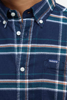 Barbour Ronan Tailored Brushed Cotton Shirt - Inky Blue