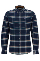 Barbour Ronan Tailored Brushed Cotton Shirt - Inky Blue