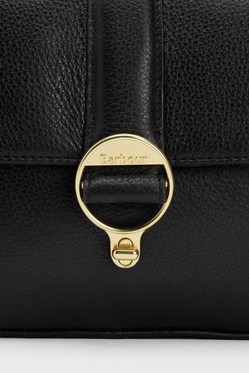 Barbour Rosa Leather Crossbody Bag - Black LBA0491_BK11_OS