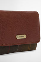 Barbour Rosa Leather French Purse - Brown/Classic LLG0036_BR11_OS