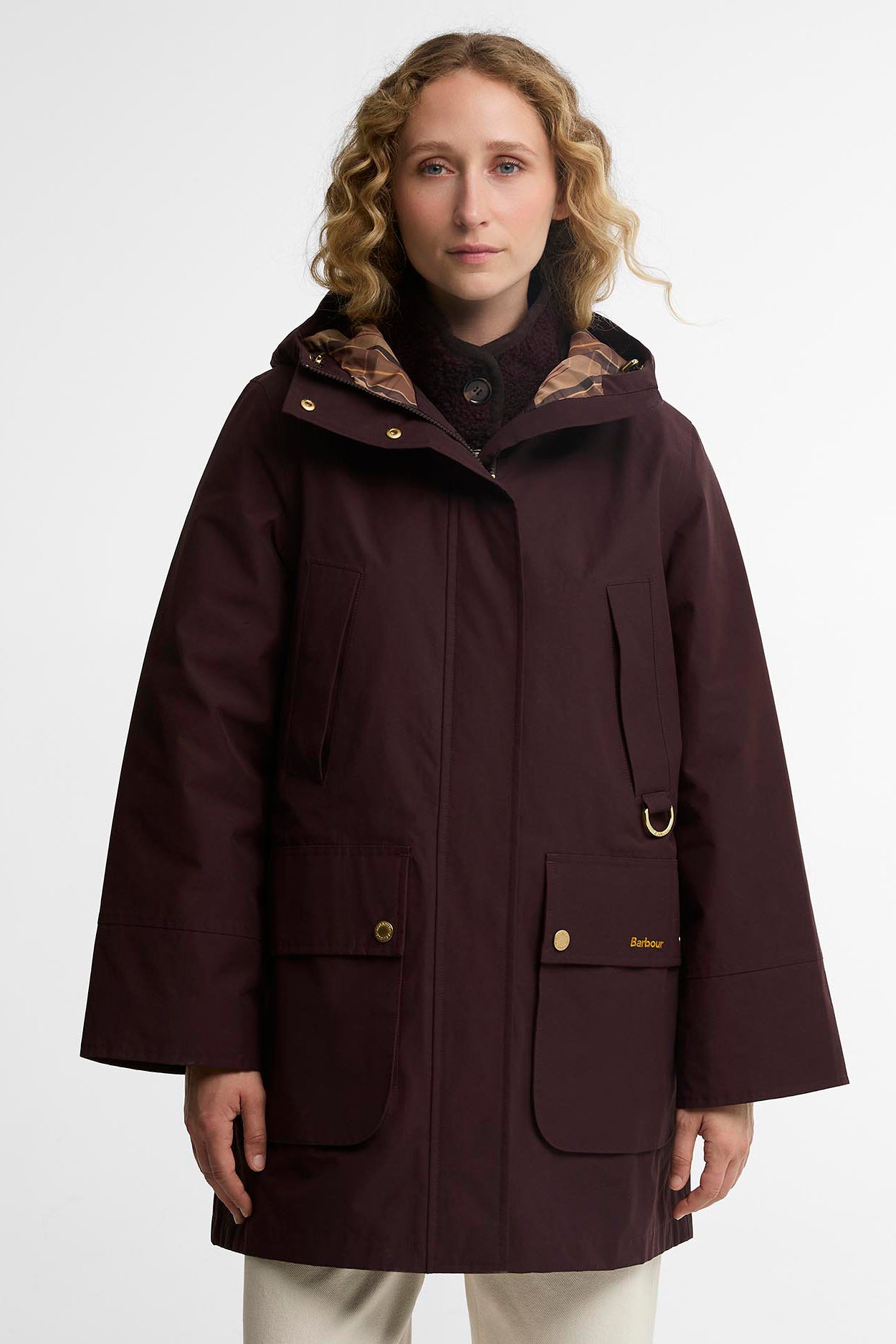Barbour Rotsea Waterproof Jacket - Fig/Muted