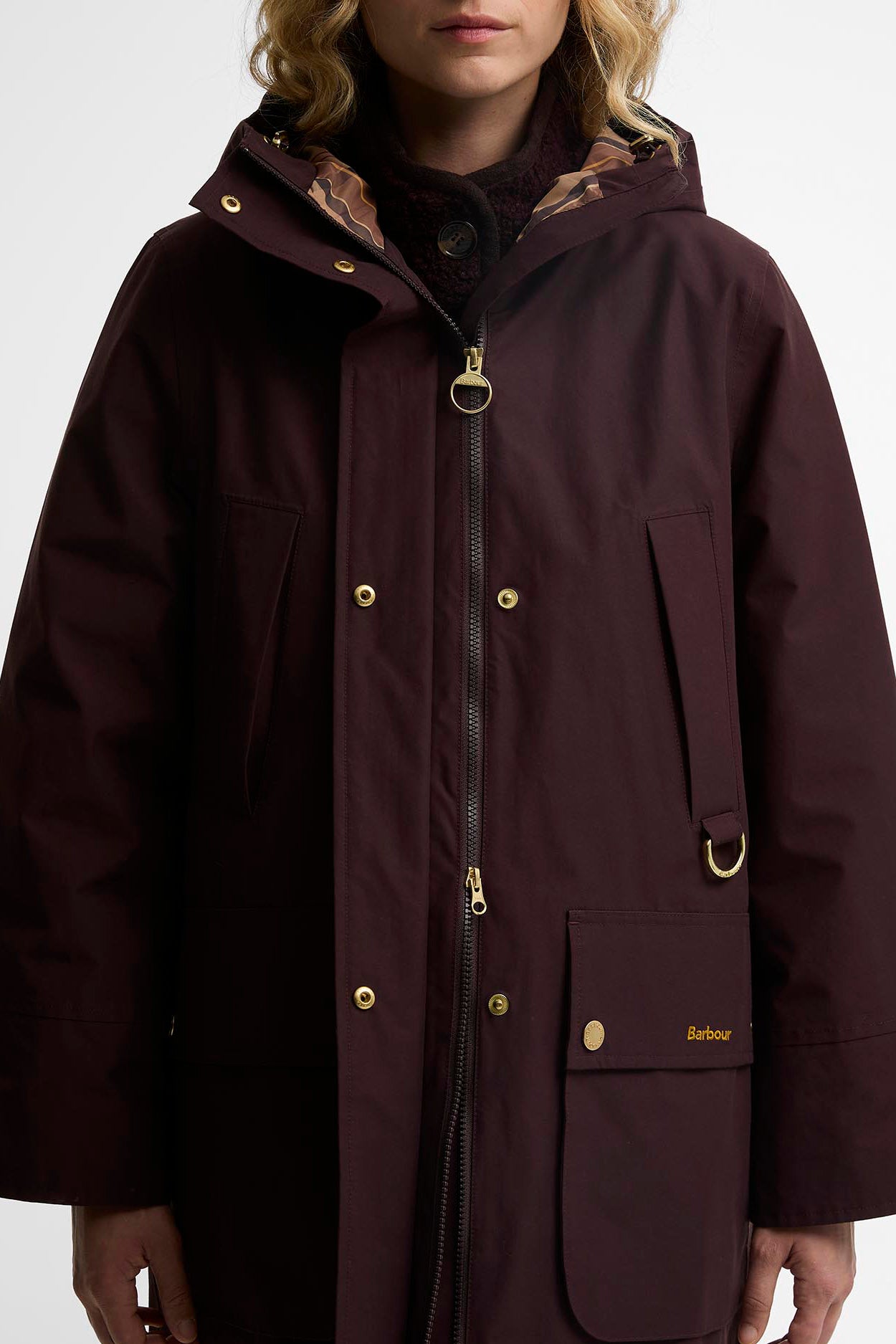 Barbour Rotsea Waterproof Jacket - Fig/Muted