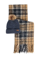 Barbour Saltburn Beanie & Scarf - Birchwood LGS0077_TN39_OS
