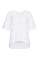 Barbour Sandfield Floral T-Shirt - Classic White