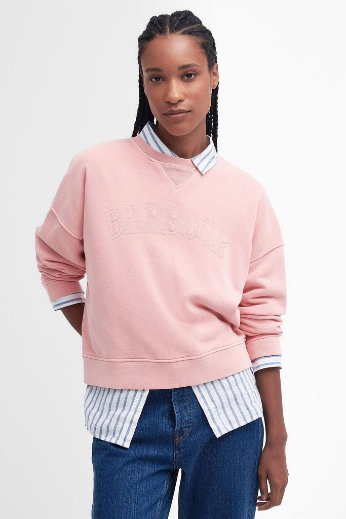 Barbour Sandgate Sweatshirt - Shell Pink