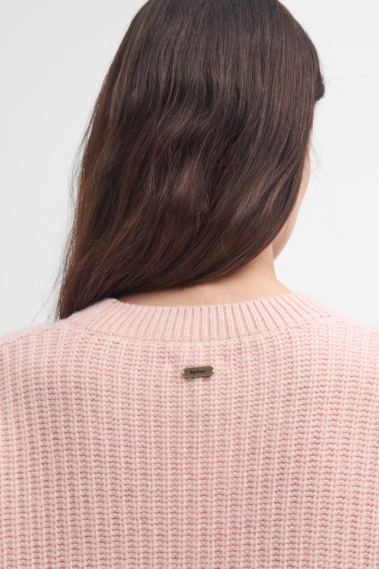 Barbour Scarlett Knitted Jumper - Mahogany Rose
