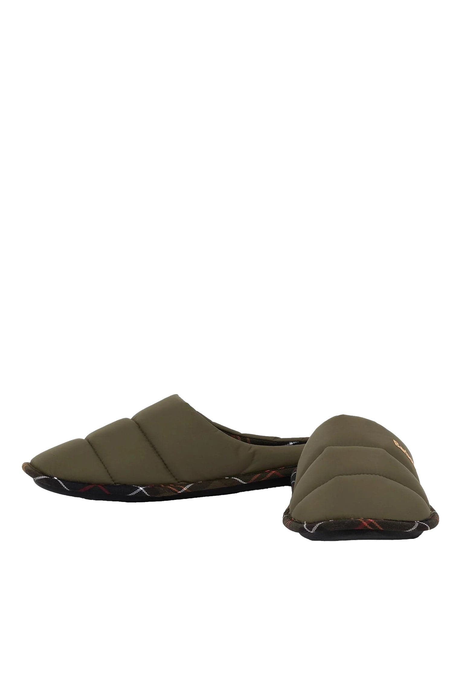 Barbour Scott Quilted Slippers - Olive