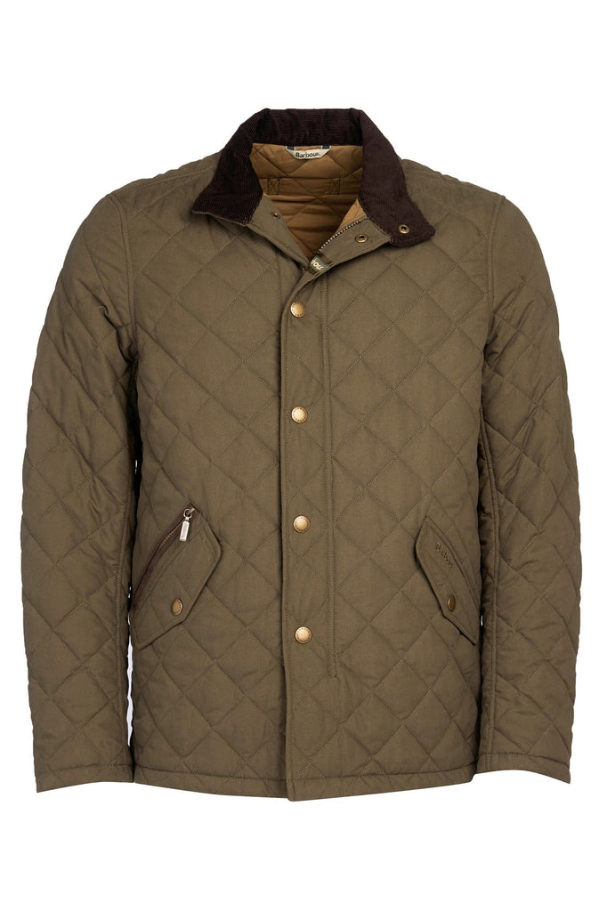 Barbour Shoveler Quilted Jacket - Army Green