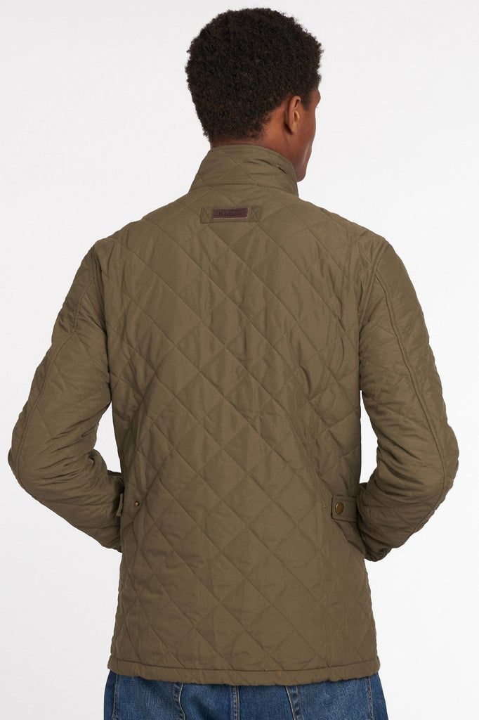 Barbour Shoveler Quilted Jacket - Army Green