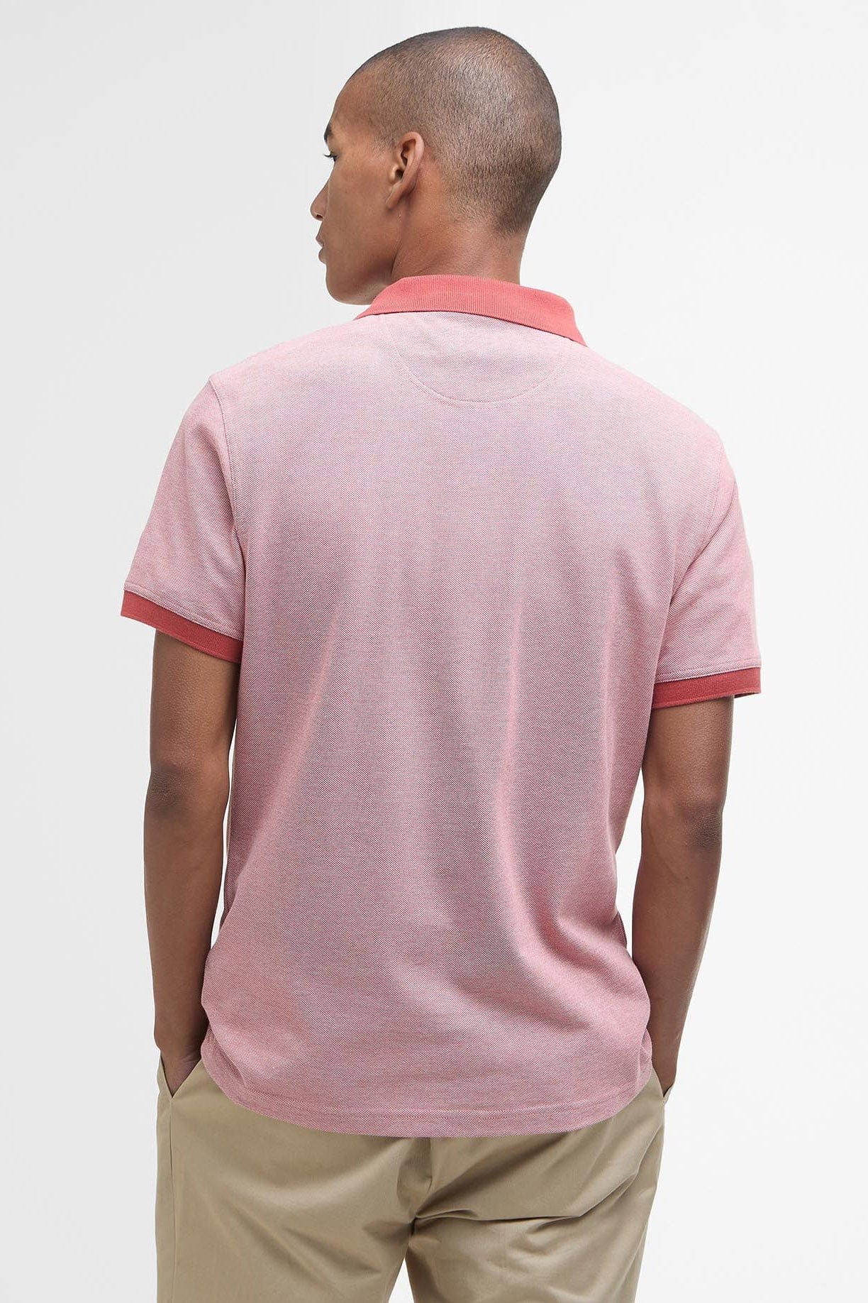 Barbour Sports Mix Polo - Red Spice