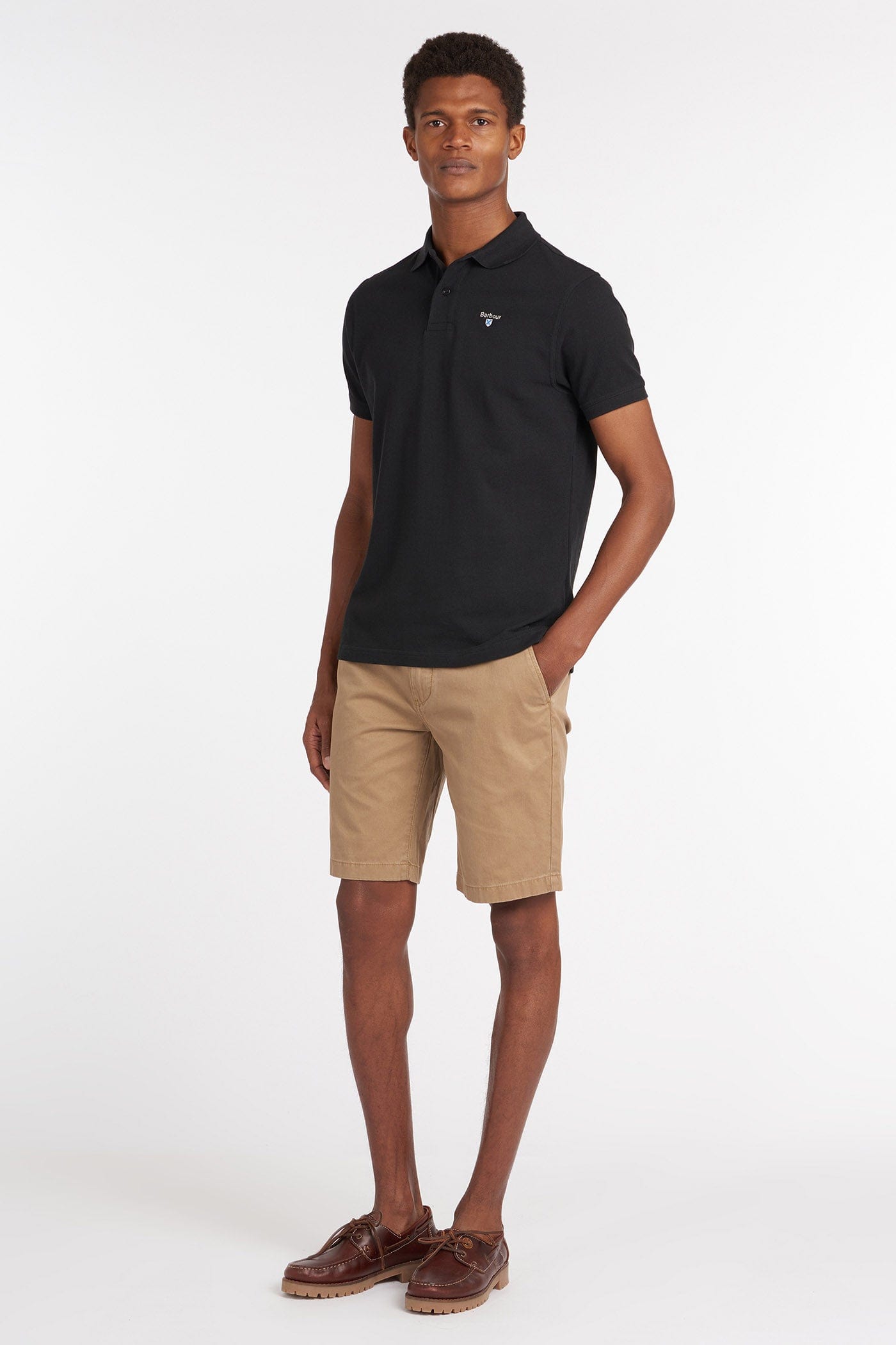 Barbour Sports Polo - Black