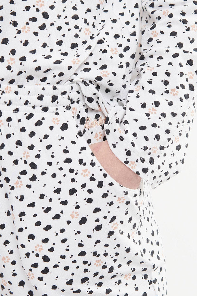 Barbour Spot Pyjama Set - White Dalmatian Spot