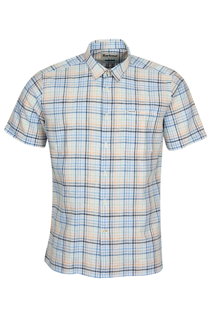 Barbour Starmer Short Sleeve Summer Shirt - Mint