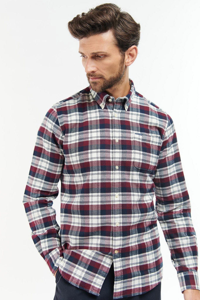 Barbour Stonewell Tailored Fit Shirt - Port