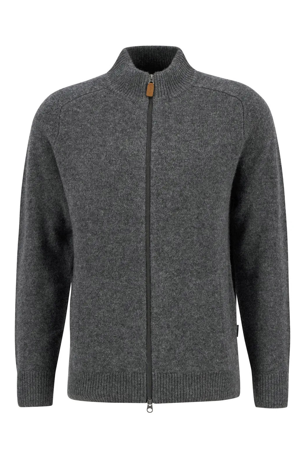Barbour Talder Zip-Up Jumper - Charcoal
