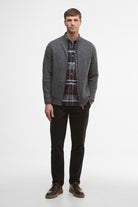 Barbour Talder Zip-Up Jumper - Charcoal