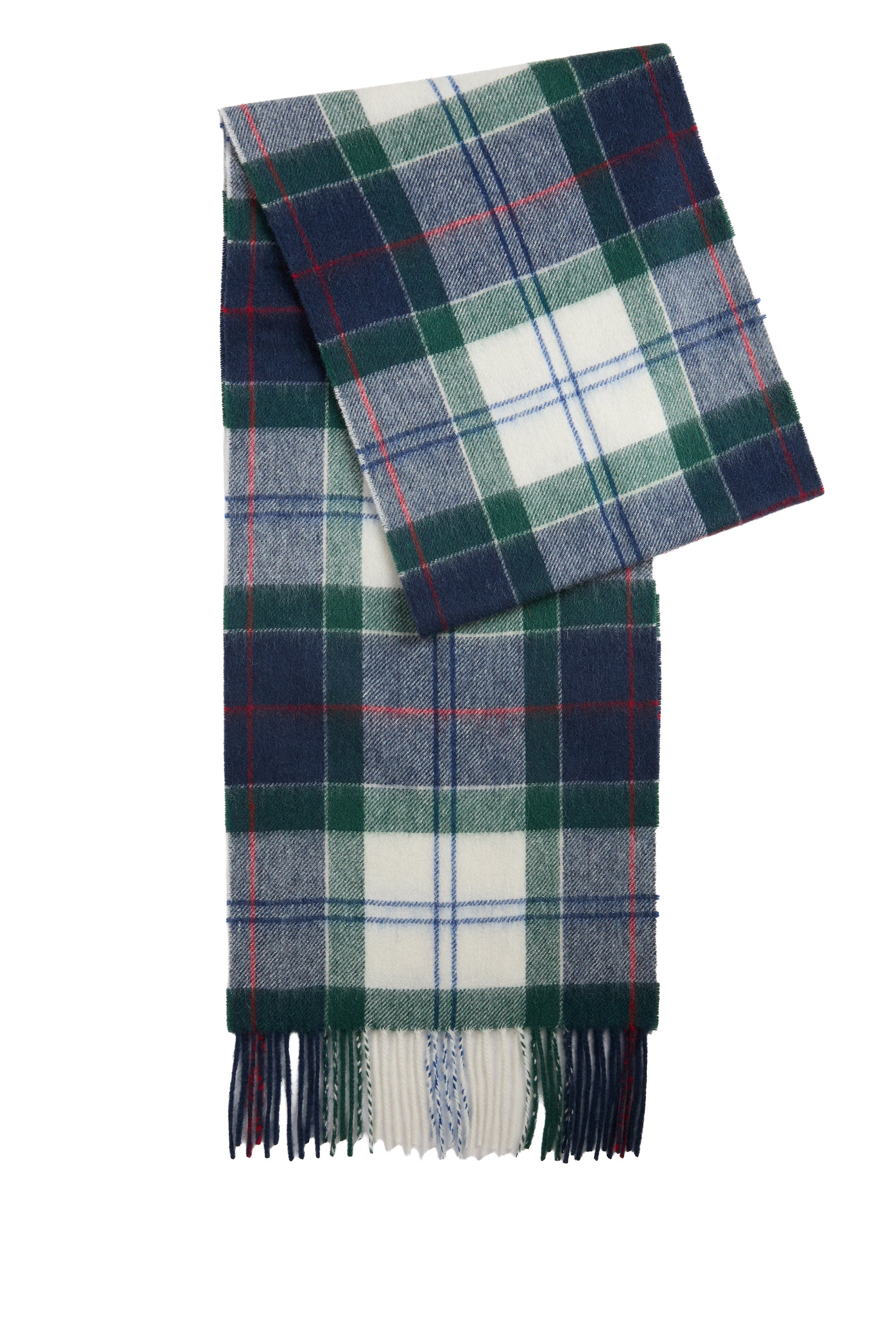 Barbour Tartan Lambswool/Cashmere Scarf - Lt Evergreen Tartan LSC0129_TN98_OS