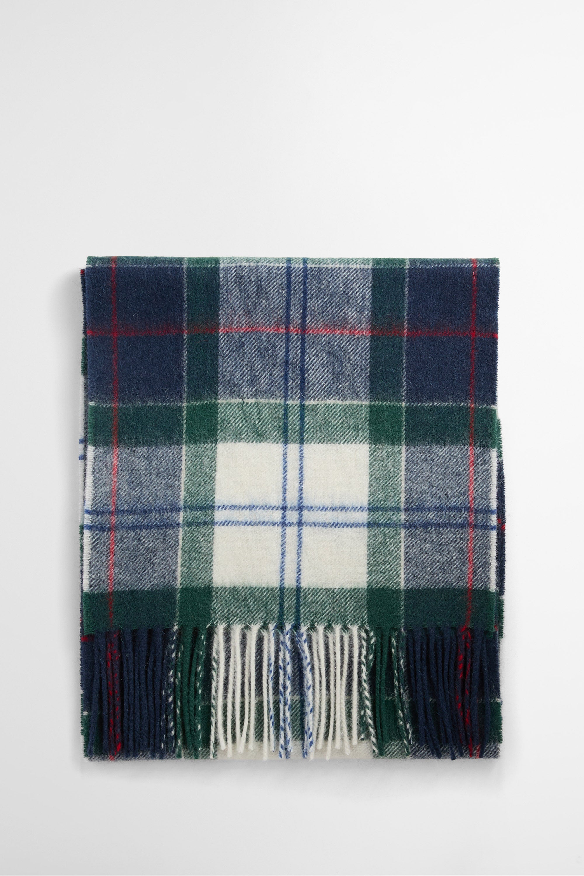 Barbour Tartan Lambswool/Cashmere Scarf - Lt Evergreen Tartan LSC0129_TN98_OS