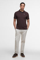 Barbour Tartan Pique Polo - Dark Oak